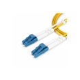 thumbnail image 1 of StarTech.com 15m (49.2ft) LC to LC (UPC) OS2 Single Mode Duplex Fiber Optic Cable, 9/125��m, Laser Optimized, 10G, Bend Insensitive, Low Insertion Loss - LSZH Fiber Patch Cord (SMDOS2LCLC15M) - Patch cable - LC/UPC single-mode (M) to LC/UPC single-mode (M) - 15 m - 0.1 in - fiber optic - duplex - 9 / 125 micron - OS1/OS2 - halogen-free, passive - yellow, 1 of 5