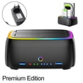 thumbnail image 1 of Dual Bay Hard Drive Station With USB3.0 5Gbps For 2.5 3.5 HDD SSD Enclosure Clone Card TF SD Offline Adapter Suitable For Data Storage And Transfer In Home Office Environments, 1 of 7