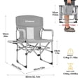 thumbnail image 3 of King Camp Folding Camp Chair - Grey, 3 of 8