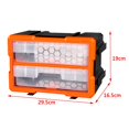 thumbnail image 4 of DOLITY Hardware Box Storage Small Tool Organizer Case with Compartments Plastic Toolbox B, 4 of 4