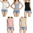 thumbnail image 3 of Women‘s Camisole with Built in Bra Modal Padded Slim Tank Top Comfortable Top US, 3 of 4