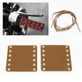 thumbnail image 1 of Yctze 2PCS Poignée de Guidon en Cuir de Moto Couvre les Accessoires de Modification de Moto, 1 of 8