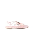 thumbnail image 1 of No Boundaries Women's Strappy Sandals, 1 of 4