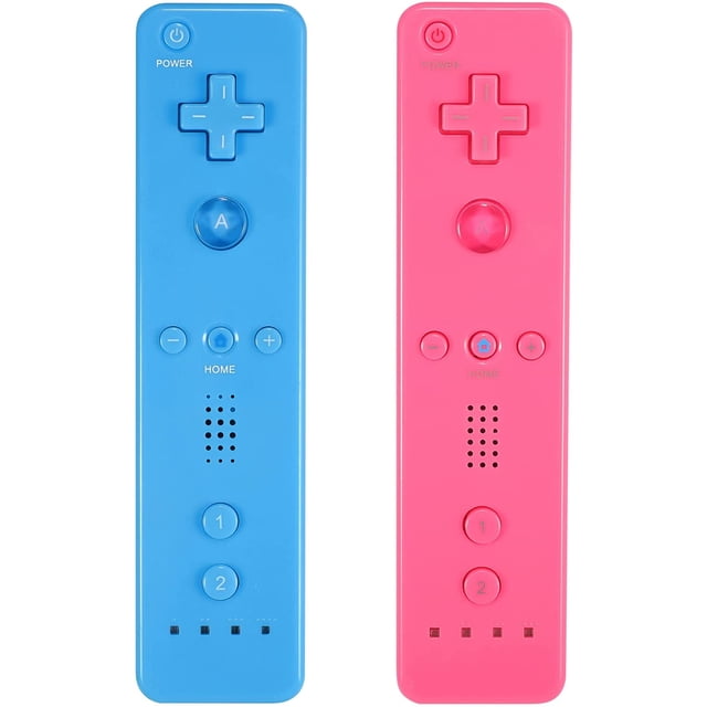 Télécommande Sans Fil pour Wii Wii U (Bleu+rose)