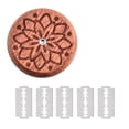 thumbnail image 2 of TIELUTT UFO Bread Cutter Round Portable Soft European Loaf Bread Trimming Pizza Rack Stand Chef Decorations for the Kitchen Apartment Must Have Appliances for the Kitchen in Teal 5 Household Items, 2 of 8