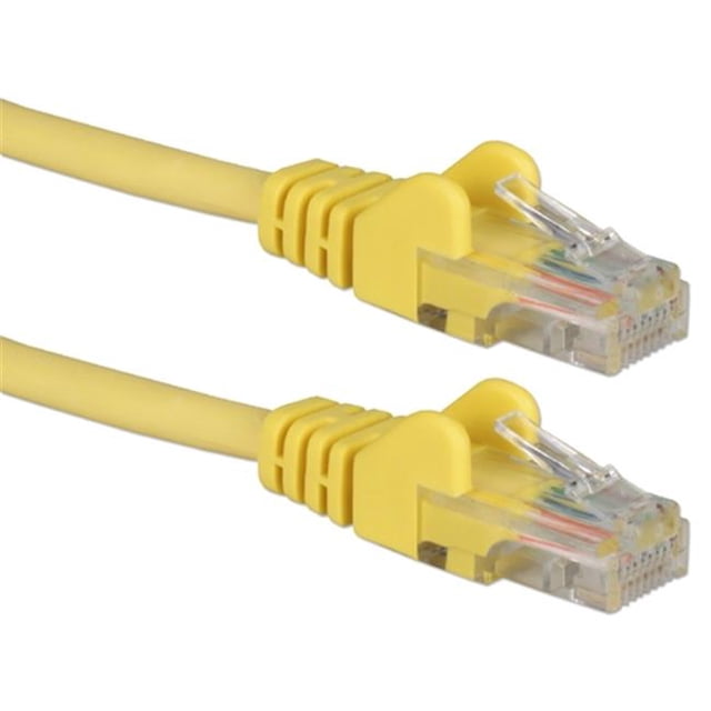 10 ft. CAT6 Gigabit Flexible Molded Yellow Patch Cord