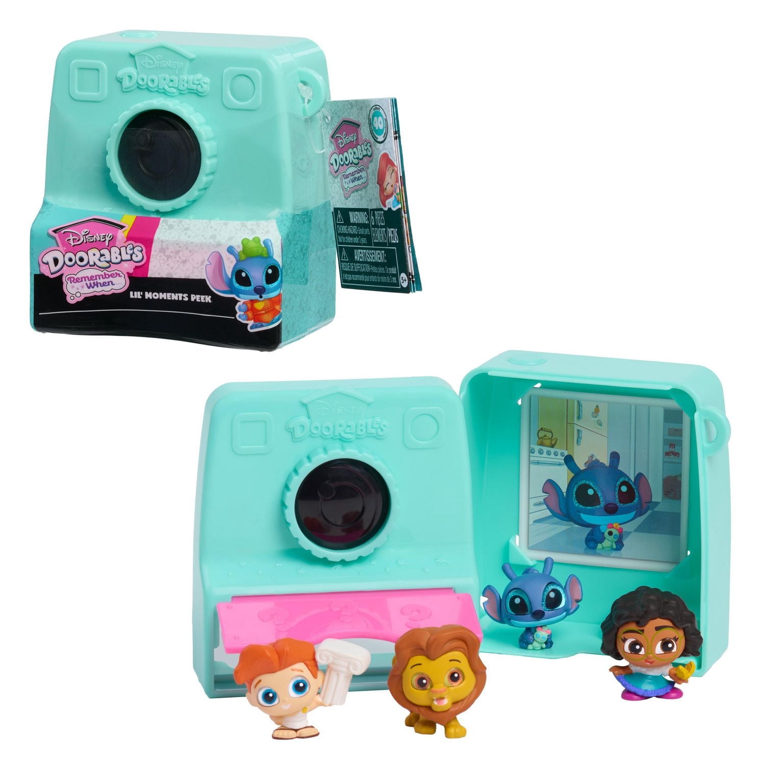 Collection de figurines nostalgiques Disney Doorables, 5 accessoires, 4 figurines surprises à collectionner, jouets pour enfants de 5 ans et plus par Just Play