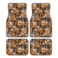 thumbnail image 1 of Lsque Dogs Different Breeds Print 4-Piece Floor Mats, Heavy-Duty Rubber Liners, Anti-Slip Design, All-Season Automotive Protection, Vehicles, Cars, Trucks, and SUVs, 1 of 7