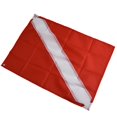 thumbnail image 4 of Lefu Scuba Dive Boat Flag Scuba Diving Sign Marker Lightweight red white, 4 of 9