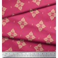 thumbnail image 3 of Soimoi Cotton Poplin Fabric Floral Block Print Sewing Fabric Yard 42 Inch Wide, 3 of 5