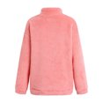 thumbnail image 5 of Yuyuzo Womens Fuzzy Fleece Sweatshirts Plus Size Half Zip Long Sleeve Oversized Pullover Tops, 5 of 5