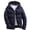 R-Navy, variant on Men Bright Face Large Men Hood Size Hoodie with Wool Extreme Cold Winter Coats Padded Coat Winter Down Coats for Men Winter Coats Mens The Jacket with Hood