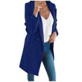 thumbnail image 2 of PVCS Manteau Cardigan Chaud en Fausse Fourrure pour Femmes Hiver Manches Longues, 2 of 8