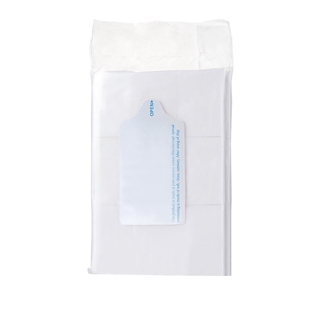Ensemble de 600 Pcs de Dissolvant de Vernis à Ongles Adhésif Double Face en Coton