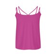 thumbnail image 4 of EGNMCR Tank Tops for Women Women Col Rond de Mode Sans Manches Confortable Gilet Fronde, 4 of 6
