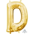 thumbnail image 1 of Anagram International Party-Eh! Gold Letter D Balloon, 1 of 1
