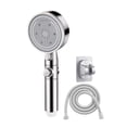 thumbnail image 2 of Shower Head With Handheld High Pressure 8 Spray Modes Body Coverage Powerful Rain Showerhead With 78in Long Hose And Adjustable Holders For Bathroom Upgrade, 2 of 8