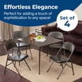 thumbnail image 2 of MECO Sudden Comfort All Steel Folding Chair Set, Cinnabar (Set of 4), 2 of 7