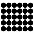 thumbnail image 1 of Unique Bargains 6' Round Floor Sticker Classroom Spot Marker Adhesive Waterproof Vinyl Line Up Sign Black 30 Pack, 1 of 7