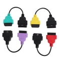 thumbnail image 1 of 4pcs OBD2 Scanner Adapter Cable ECU Scan Diagnostic Cable Replacement for Fiat ECU Scanner, 1 of 8
