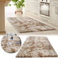 thumbnail image 3 of Bwiyojiz 47.2x23.6" Rugs & Mats Soft Rug Indoor Modern Area for Living Room, Bedroom, Home Decor, Upgraded Rectangular Polyester, Brown, Gifts for Family, 3 of 5