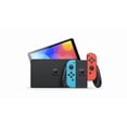 thumbnail image 1 of Nintendo Switch (OLED model) w/ Neon Red & Neon Blue Joy-Con (Nintendo Switch), 1 of 5