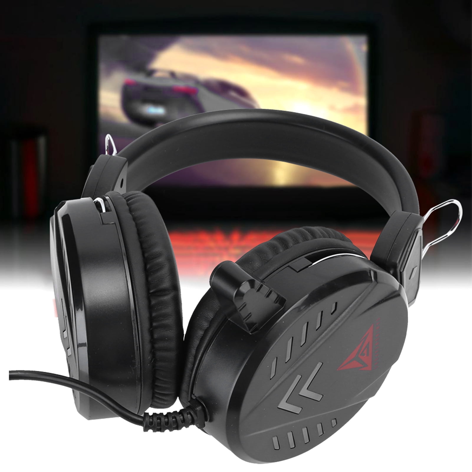 Over Ear Headphone, Wired Over Ear Headphone Professional Fantastic and Shocking  for Game Video Headphones Use Of Noise-cancelling Headphones