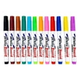 thumbnail image 2 of Qiopertar 8/12 Pack Water-Based Whiteboard Pen, Erasable Markers with Black Red Green Blue, Dry Erase Pens for Office, 2 of 7