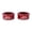Red, variant on EeaseCA 4pcs Handlebar Conversion Sheet Increase Shims Clamp 25.4mm to 31.8mm (Red)