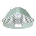 thumbnail image 1 of Pet Toilet Potty Trainer Hamster Bunny Small Animal Ferret Rabbit Litter Green, 1 of 8
