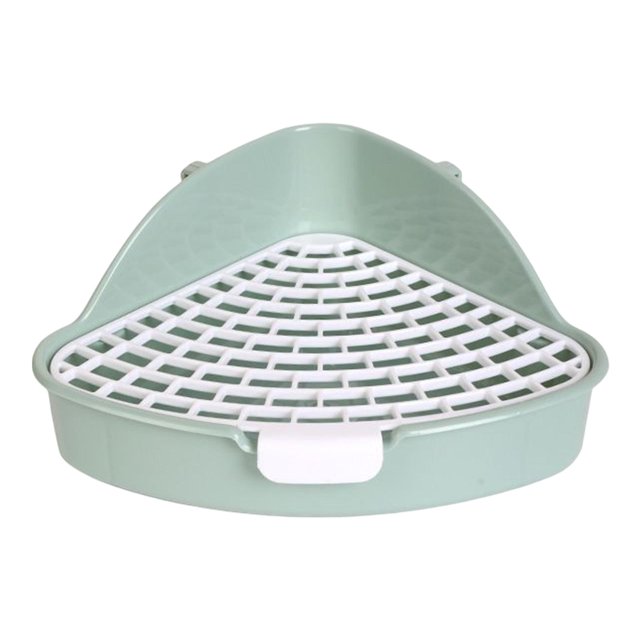 Pet Toilet Potty Trainer Hamster Bunny Small Animal Ferret Rabbit Litter Green