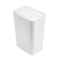 thumbnail image 2 of Dvkptbk Kitchen Accessories Trash Can Bathroom Trash Can with Lid, Small Garbage Can with Press Lid, Plastic Wastebasket with Popup Lid for Toilet, Office, Bedroom, Living Room, 2 of 8