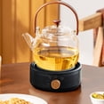 thumbnail image 4 of Summer Savings Kcavykas Flower Tea Kettle Electric Stove Multi-function Electric Heat Mini Small Electric Stove Three-stage Knob Explosion-proof Panel, 4 of 7