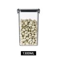 thumbnail image 1 of Oleegame 1PC Blue Juice Square Transparent Airtight Jar Fresh Keeping Box Kitchen Grain Storage Jar Snack Dried Fruit Storage Jar, 1 of 9