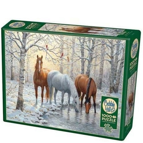 Cobble Hill Jigsaw Puzzle - Winter Trio, 1000 Piece Puzzle