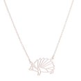 thumbnail image 3 of Creative Necklace Female Hollow Hedgehog Pendant Chain ,Gift For Girlfriend, 3 of 8