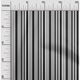 thumbnail image 1 of oneOone Cotton Poplin Black Fabric Stripes Sewing Craft Projects Fabric Prints By Yard 42 Inch Wide, 1 of 4
