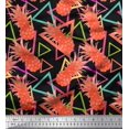 thumbnail image 1 of Soimoi Rayon Fabric Triangle & Pine Fruits Fabric Prints by Yard 42 Inch Wide, 1 of 5