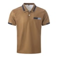 thumbnail image 1 of Men's Four Seasons Leisure Fashion Design Lapel Button Pocket Long Sleeve Tops, 1 of 5