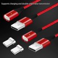 thumbnail image 4 of Magnetic USB C charging cable Magnetic data cable [2 pieces 1.2M] USB Type C cable 2.4A fast charging cable, 4 of 7