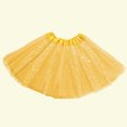 thumbnail image 3 of Girls Tutu Skirt Layered Star Sequins Princess Performance Dance Dress for 3-9 Years, 3 of 4