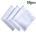 thumbnail image 1 of 10PCS Cotton Handkerchiefs DIY Classic Handkerchiefs Pocket Handkerchiefs, 1 of 8