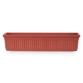 thumbnail image 3 of HC Companies 30 Inch Fluted Plastic Venetian Garden Flower Window Box, Clay, 3 of 9