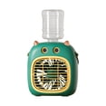 thumbnail image 2 of Iumwxz Home Humidifier Mini Portable Conditioning Air Cooler with Bottle USB Rechargeable Evaporative Double Spray Humidifier Fan 4 Speed 1 Set Green, 2 of 6