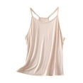 thumbnail image 1 of Birdeem Camisole pour Femmes Manteau Décontracté et Tendance pour Femmes Couleur Unie Col Rond Sans Manches, 1 of 12