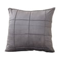 thumbnail image 2 of Brushed Pillowcase Line Back Cushion Pillow Case For Sofa Bedroom, 2 of 6