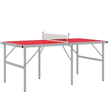 Soozier Table de ping-pong avec filet, pagaies et balles
