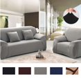 thumbnail image 1 of CHOK 2024 Stretch Sofa Slipcovers Washable Sofa Cover 3 Seater Couch Slipcover Polyester Solid Furniture Protector with Elastic Bottom for Kids Pets ”Navy”, 1 of 8