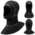 thumbnail image 4 of Chapeau de Plongée 3mm Chapeau de Plage en Néoprène Bonnet Thermique Haute Élasticité pour Rafting, 4 of 8