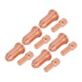 thumbnail image 4 of Plasma Cutting Torch Consumables, Portable Electrode Tip Nozzle Kit 10Pcs Durable  For PT-80 PT-100, 4 of 8